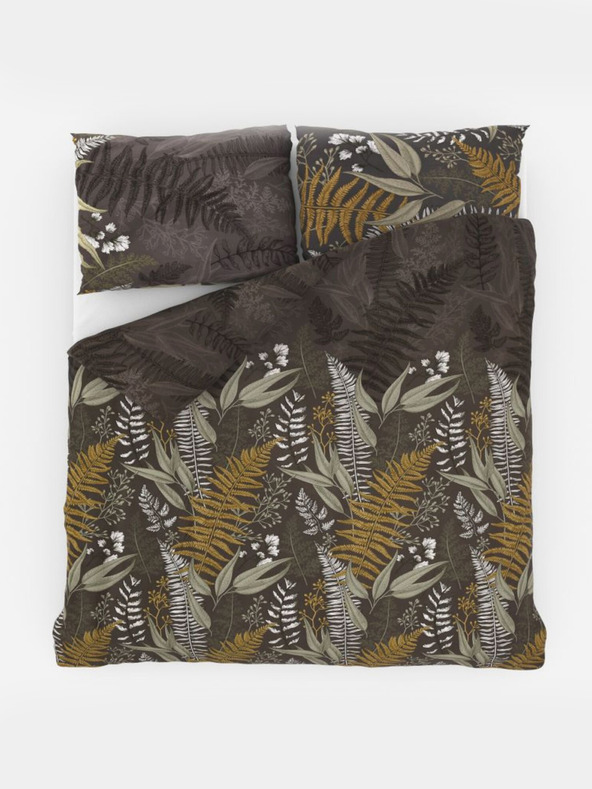 Kvalitex Lenjerie satinată franceză LUXURY COLLECTION 1+2, 220x200, 70x90cm CAPRADES