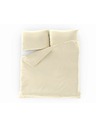 Kvalitex Lenjerie de pat din satin Luxury Collection 140x200, 70x90cm cremă Kvalitex