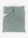 Kvalitex Lenjerie de pat în stil francez din muselină 220x200, 70x90cm verde deschis Kvalitex