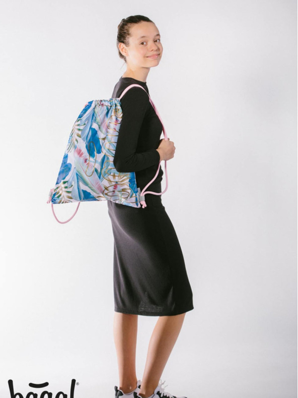 BAAGL  BAAGL 3 SET Skate Leafs: rucsac, penar, geantă BAAGL