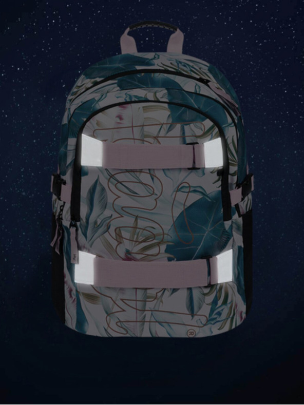 BAAGL  BAAGL 3 SET Skate Leafs: rucsac, penar, geantă BAAGL