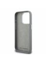 Karl Lagerfeld Karl Lagerfeld Grained PU K&CH Heads Carcasă spate pentru iPhone 15 Pro Gri