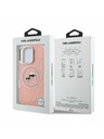 Karl Lagerfeld Karl Lagerfeld IML K&CH Heads Repetat Logo MagSafe Carcasă spate pentru iPhone 16 Pro Roz