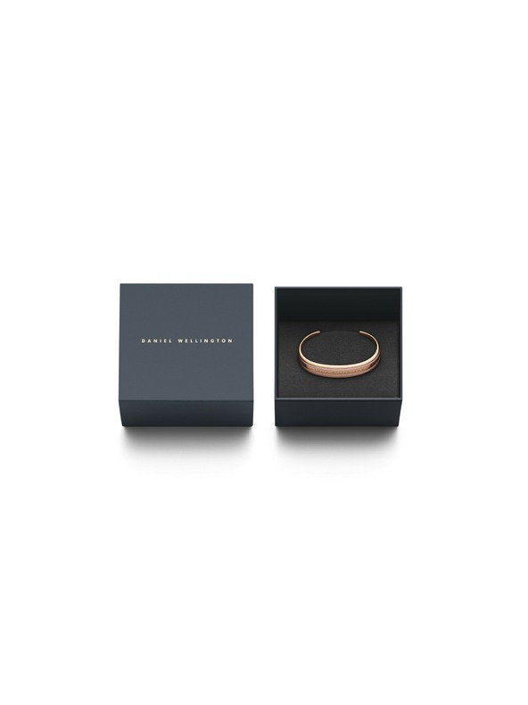 Daniel Wellington Brățară fixă din oțel pentru femei Daniel Wellington Emalie DW00400010
