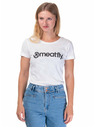Meatfly Tricou Meatfly pentru femei Ladies MF Logo B - White | Mărime