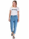 Meatfly Tricou Meatfly pentru femei Ladies MF Logo B - White | Mărime