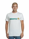 Meatfly Meatfly tricou pentru bărbați Logex White | Alb | Mărime S | 100% bumbac