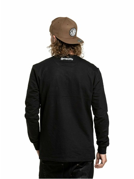 Meatfly Meatfly tricou pentru bărbați cu mânecă lungă Harvey Black | Negru | Mărimea
