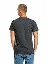 Meatfly Meatfly tricou pentru bărbați Striped Logo Charcoal Heather | Gri | Mărime