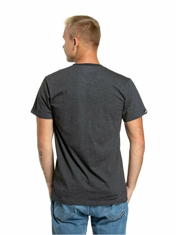 Meatfly Pachet de tricouri pentru bărbați Meatfly MF Logo Multipack Charcoal Heather/Olive/Navy Heather | Gri