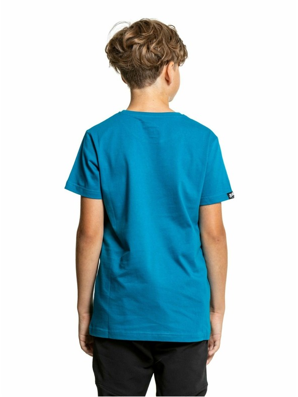 Meatfly Meatfly tricou pentru copii Artee Funky Blue | Albastru | Mărimea 158 | 100% bumbac