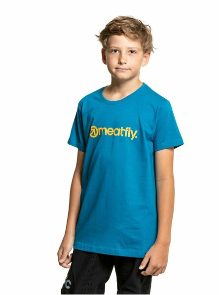 Meatfly Meatfly tricou pentru copii Bart Funky Blue | Albastru | Mărimea 146 | 100% bumbac