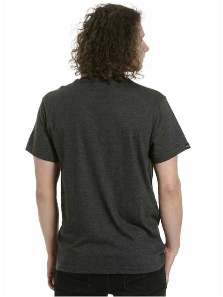Meatfly Meatfly tricou pentru bărbați MF Logo Charcoal Heather | Gri | Mărime