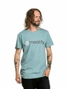 Meatfly Meatfly tricou pentru bărbați Joe Dusty Mint | Albastru | Mărimea M | 100% bumbac