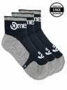 Meatfly Șosete Meatfly Middle Triple pack Grey | Negru | Mărime