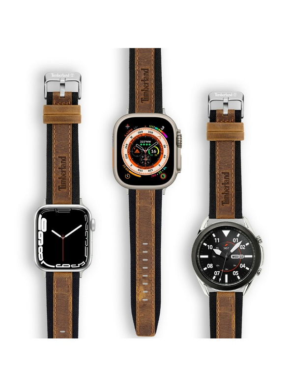 Timberland Timberland Arnett curea din piele universală pentru ceasuri inteligente 42/44/45/49mm și ceasuri analogice clasice TDOUS0001708