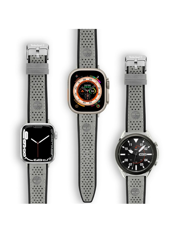 Timberland Curea din piele Timberland Attleboro universală pentru ceasuri inteligente 42/44/45/49mm și ceasuri analogice clasice TDOUS0001812
