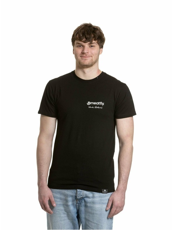 Meatfly Tricou Meatfly pentru bărbați Planet Black