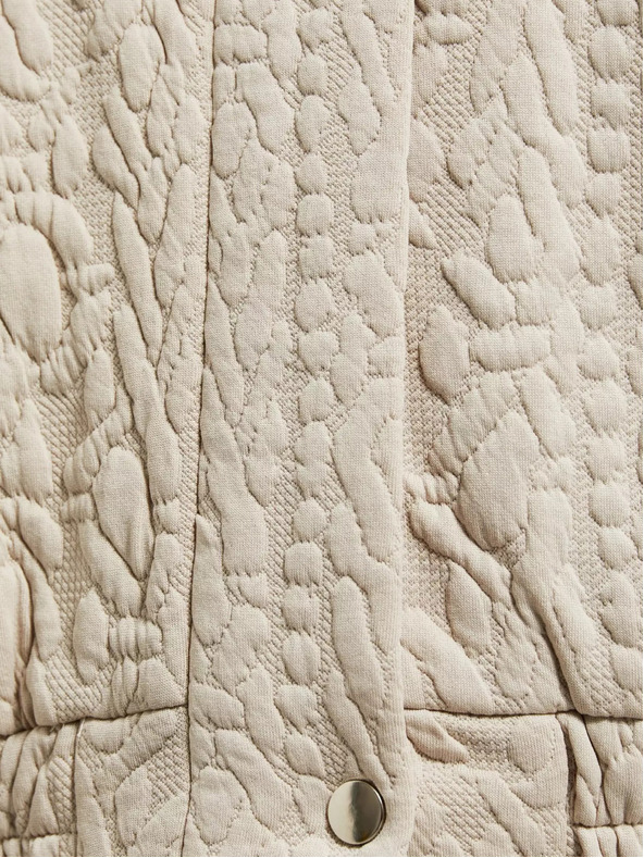 Moodo Jachetă pentru femei bej deschis