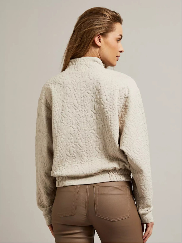 Moodo Jachetă pentru femei bej deschis