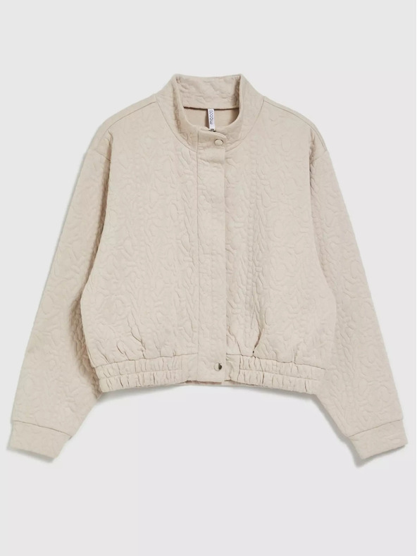 Moodo Jachetă pentru femei bej deschis