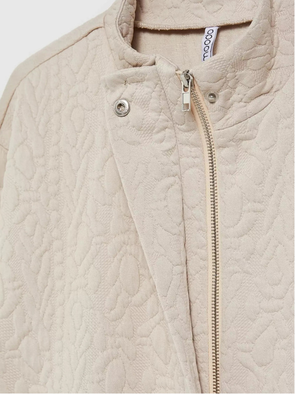 Moodo Jachetă pentru femei bej deschis