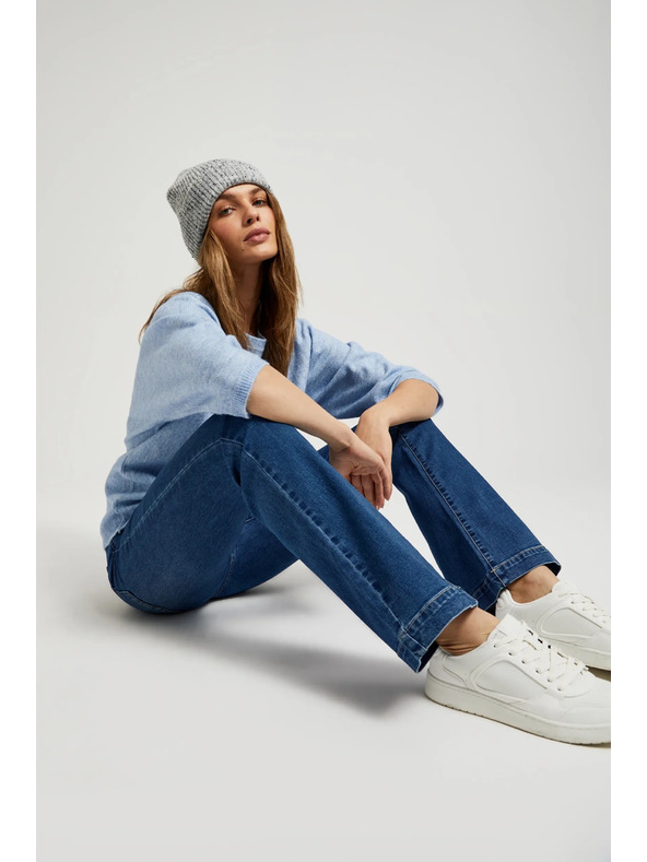 Moodo Blugi evazați pentru femei