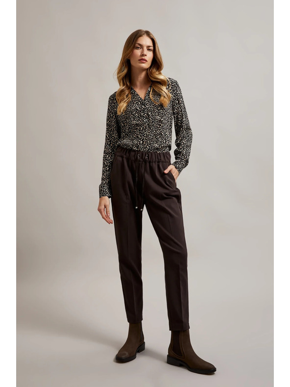 Moodo Pantaloni pentru femei maro