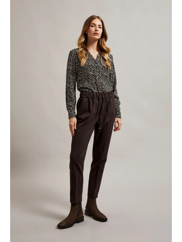 Moodo Pantaloni pentru femei maro