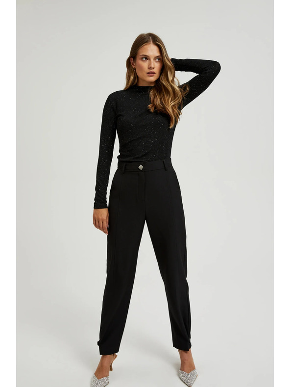 Moodo Pantaloni pentru femei negri