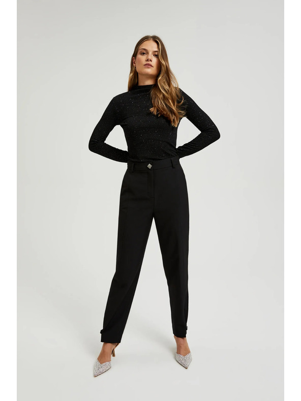 Moodo Pantaloni pentru femei negri