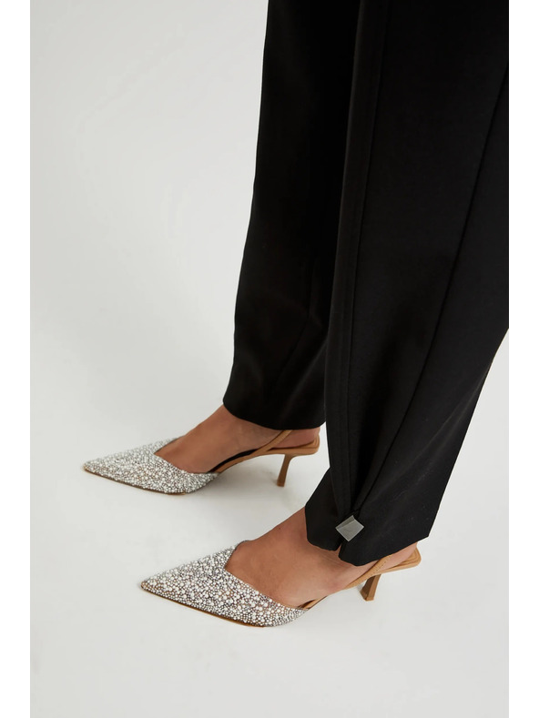 Moodo Pantaloni pentru femei negri