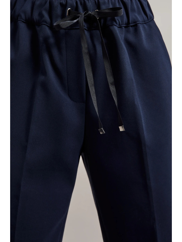 Moodo Pantaloni pentru femei albastru închis