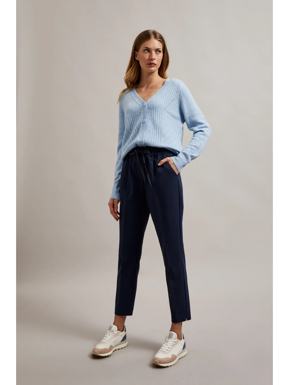 Moodo Pantaloni pentru femei albastru închis