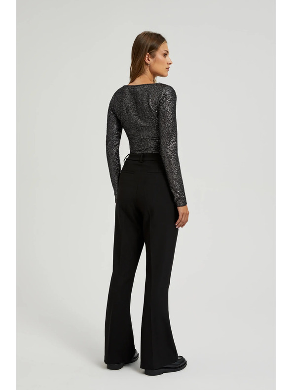 Moodo Pantaloni pentru femei negri