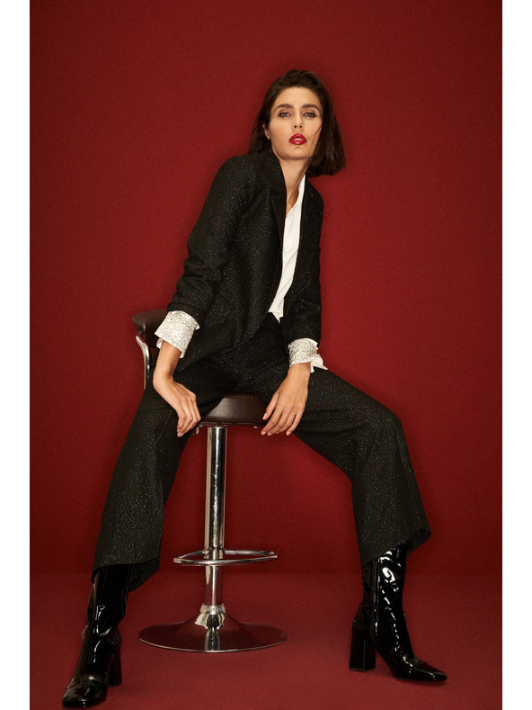 Moodo Pantaloni pentru femei negri