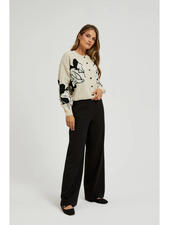 Moodo Pantaloni pentru femei negri