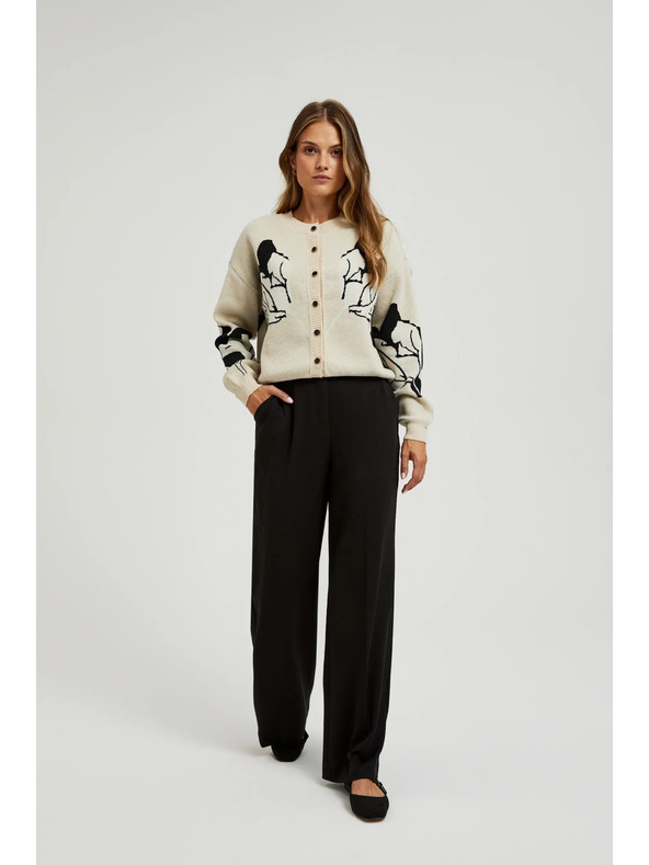 Moodo Pantaloni pentru femei negri