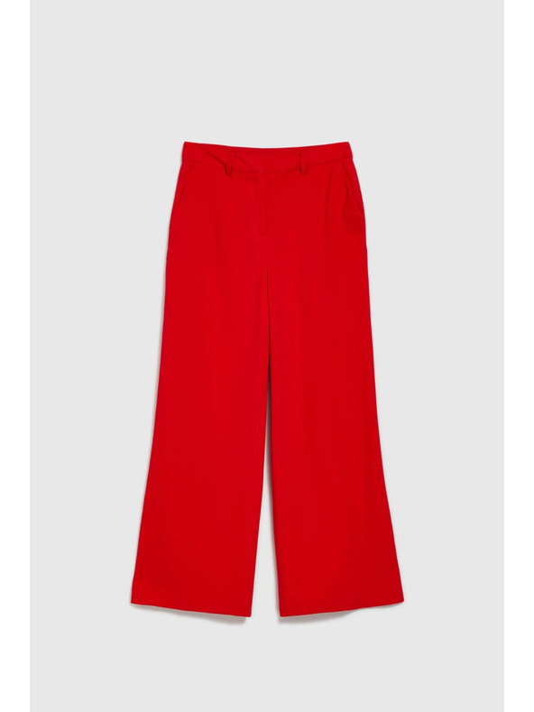 Moodo Pantaloni pentru femei roșii