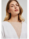 Moodo Bluză albă pentru femei