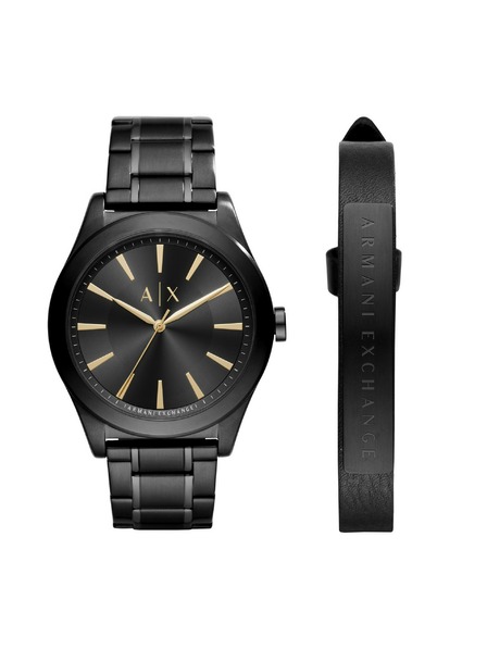 Armani Exchange Set cadou ceas și brățară Armani Exchange pentru bărbați