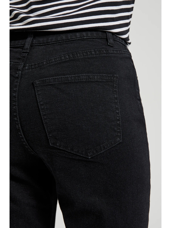 Moodo Blugi negri pentru femei