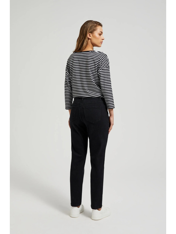 Moodo Blugi negri pentru femei