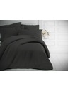 Kvalitex Solid Cotton Bedding 140x200, 70x90cm Dark Gray Kvalitex