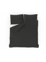 Kvalitex Solid Cotton Bedding 140x200, 70x90cm Dark Gray Kvalitex