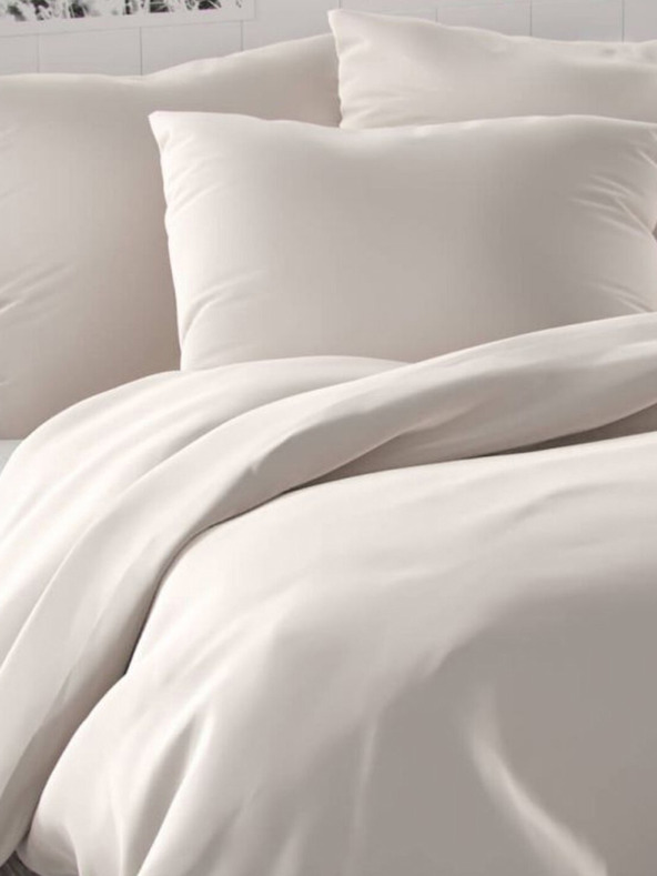 Kvalitex Satin Extended Bedding LUXURY COLLECTION 140x220, 70x90cm White