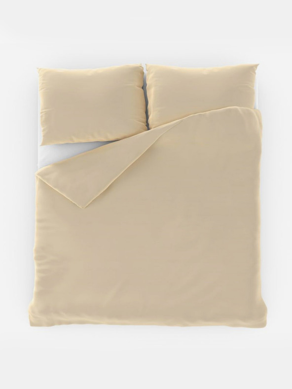 Kvalitex Lenjerie de pat din bumbac unicolor franțuzesc 200x200, 70x90cm off-white