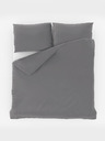 Kvalitex Lenjerie de pat din bumbac franțuzesc unicolor 200x200, 70x90cm gri deschis