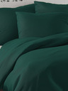 Kvalitex Lenjerie de pat din satin LUXURY COLLECTION 140x200, 70x90cm verde închis