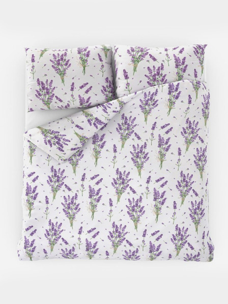 Kvalitex Lenjerie de pat franceză din bumbac PROVENCE COLLECTION 240x200, 70x90cm LEVANDULE violet Kvalitex